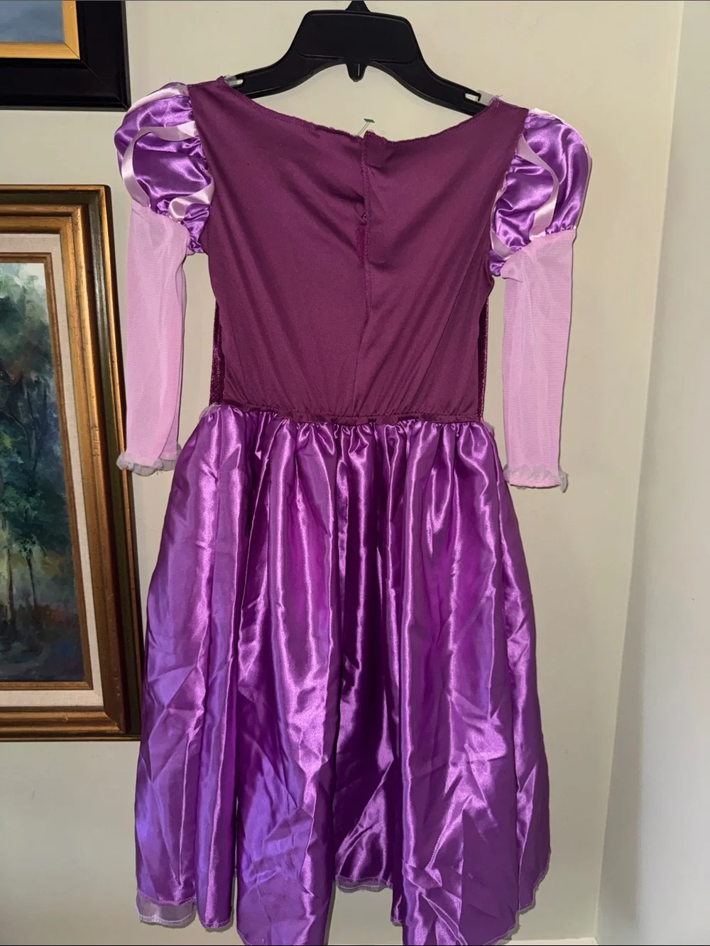 Rapunzel Disney Kids Purple Princess Halloween Dress-Up Costume Size 4-6 Small
